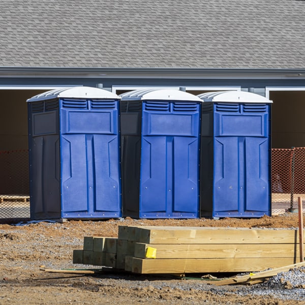 how do you ensure the porta potties are secure and safe from vandalism during an event in College